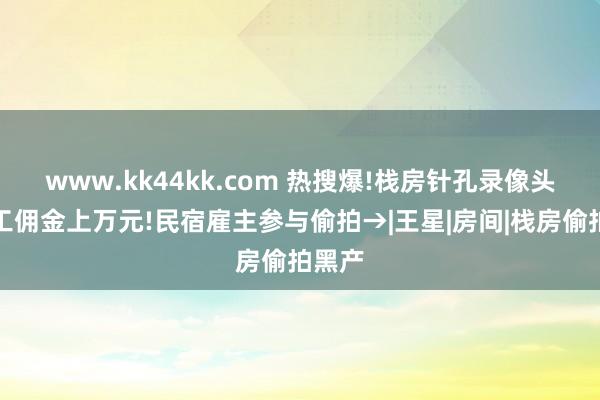 www.kk44kk.com 热搜爆!栈房针孔录像头装置工佣金上万元!民宿雇主参与偷拍→|王星|房间|栈房偷拍黑产