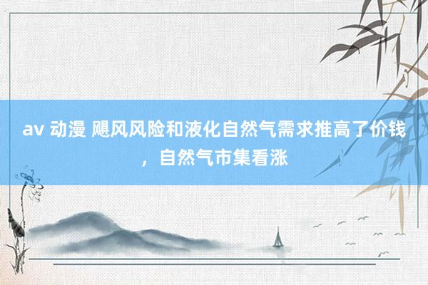 av 动漫 飓风风险和液化自然气需求推高了价钱，自然气市集看涨